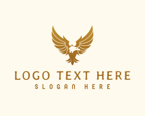 Bird - Golden Eagle Business logo design