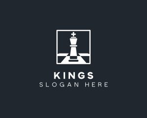 Chess Piece Tournament   logo design