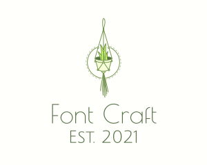 Hanging Plant Craft  logo design