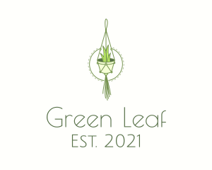 Plant - Hanging Plant Craft logo design