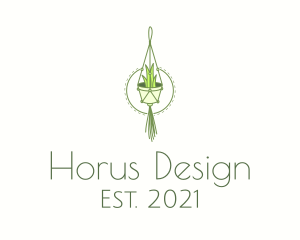 Hanging Plant Decor logo design