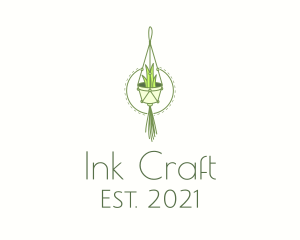 Hanging Plant Craft  logo design