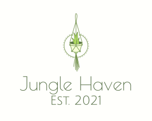 Hanging Plant Decor logo design