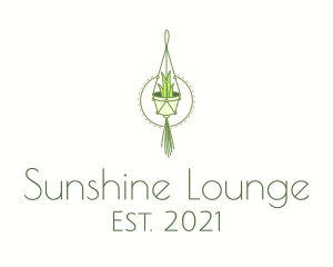 Hanging Plant Decor logo design