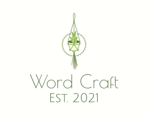 Hanging Plant Craft  logo design