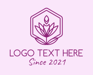 Eco - Water Lily Candle logo design