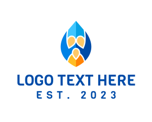 Health Center - Child Parenting Community logo design