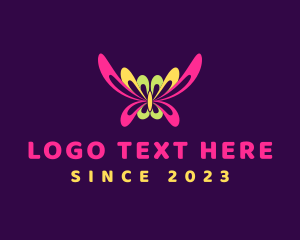 Store - Insect Butterfly Garden logo design