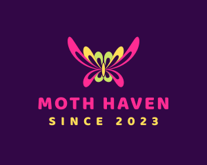 Moth - Insect Butterfly Garden logo design