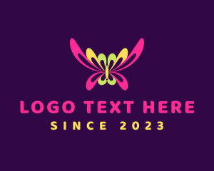 Moth - Insect Butterfly Garden logo design