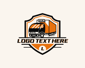 Haulage - Logistics Delivery Truck logo design