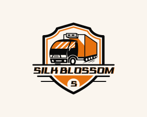 Logistics Delivery Truck Logo