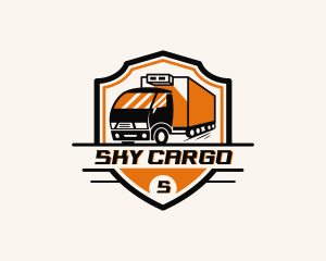 Logistics Delivery Truck logo design