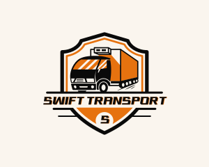 Logistics Delivery Truck logo design