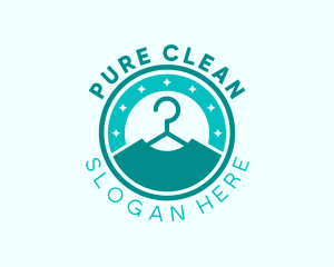 Dry Cleaning Tee logo design