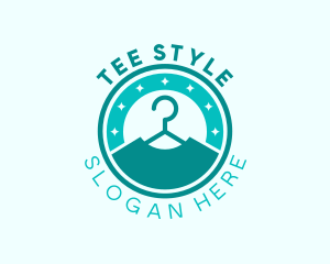 Dry Cleaning Tee logo design