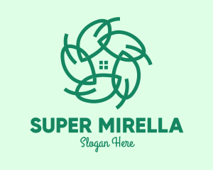 Herbal - Green Home Gardening Leaves logo design