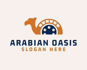 Arabian - Camel Film Movie logo design