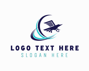 Logistics - Eagle Bird Global logo design