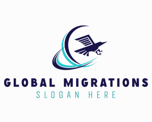 Eagle Bird Global logo design