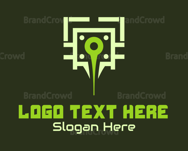 Circuit Board Location Pin Logo