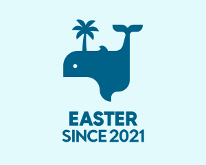Fun - Blue Whale Island logo design