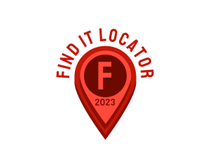 Destination Pin Location Logistics logo design