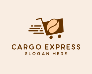 Express Coffee Shopping  logo design