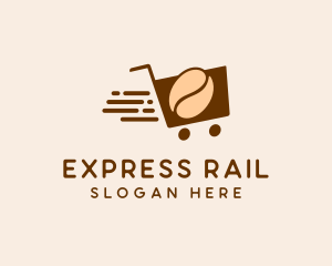 Express Coffee Shopping  logo design