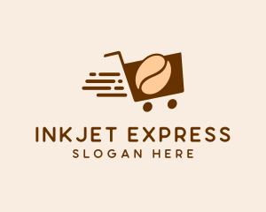 Express Coffee Shopping  logo design