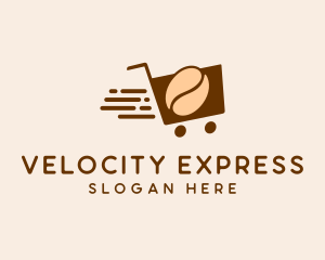 Express Coffee Shopping  logo design