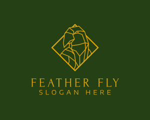 Geometric Bird Aviary  logo design