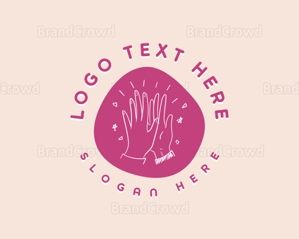 Creative Scribble Hand Logo