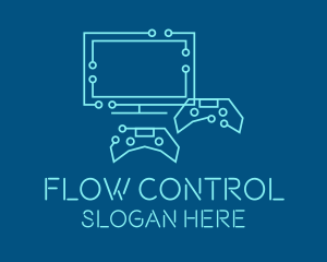 Television Gaming Controller logo design