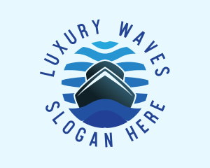 Boat Yacht Ocean logo design