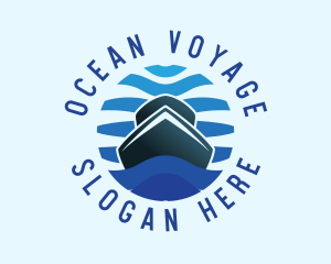 Boat Yacht Ocean logo design