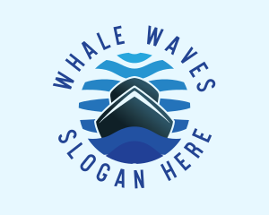 Boat Yacht Ocean logo design