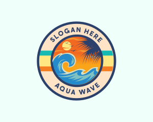 Ocean Wave Resort  logo design