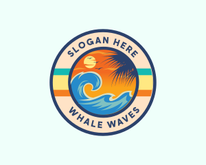 Ocean Wave Resort  logo design