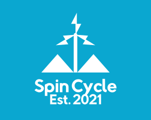 Spinning - Wind Turbine Fan logo design