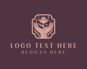 Yogi - Florist Wellness Salon logo design