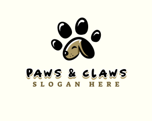 Puppy Paw Pet logo design