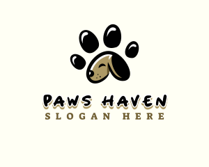 Puppy Paw Pet logo design