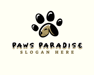 Puppy Paw Pet logo design