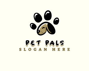 Puppy Paw Pet logo design