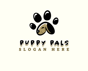 Puppy Paw Pet logo design