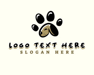 Puppy - Puppy Paw Pet logo design