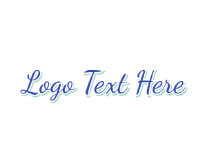 Handwritten - Elegant Cursive Wordmark logo design