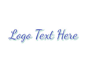 Elegant Cursive Wordmark Logo