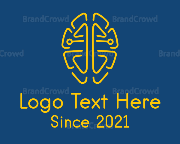 Symmetrical Brain Tech Logo